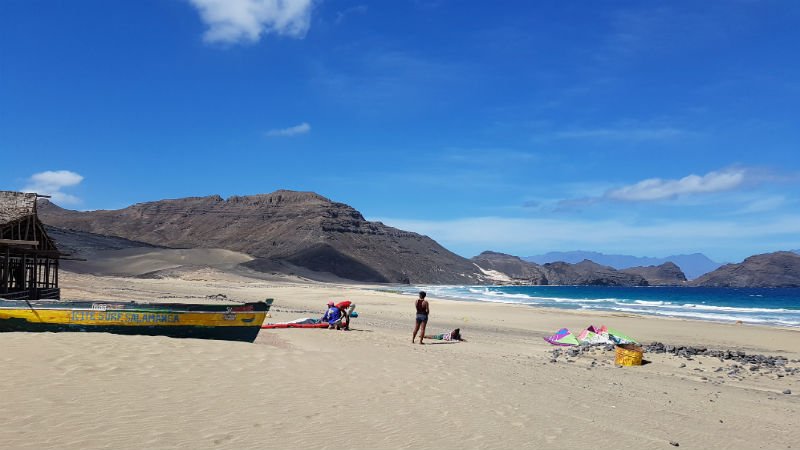 Une plage déserte