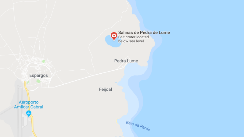 Localisation de la carte Pedra de Lume