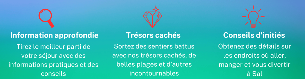 Description du guide de voyage Sal