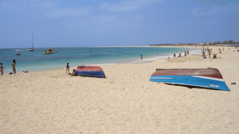 Plage de Santa Maria près de la jetée